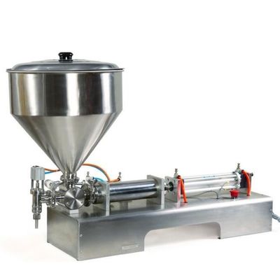 半自動ピストン ソース クリーム ジャム ローション シャンプー 液体 詰め機 ジェルボトル 詰め機