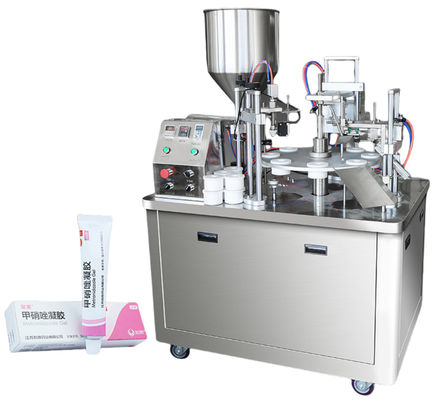 コスメティッククリーム 顔クリーム 油膏チューブのための自動プラスチックチューブ充填密封印機