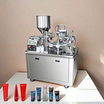 毛皮クリームと歯磨き粉のためのプラスチック製の自動チューブ詰めシール機