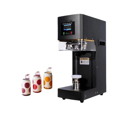 2025 新しい自動プラスチック缶セーマーマシン ビール缶蓋セーマーマシン チン缶 ソーダバブルティー用 圧力密封機