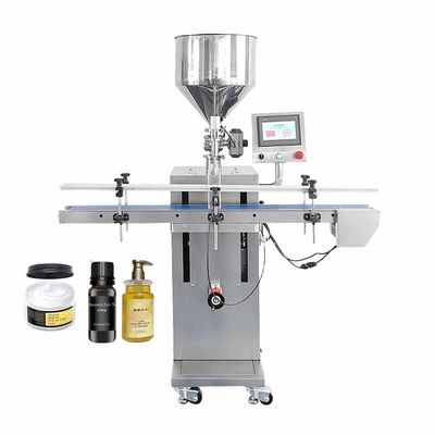 高品質の自動垂直ペスト詰め機 クリームホットソース ケチャップ詰め機 コンベヤーとタッチ画面