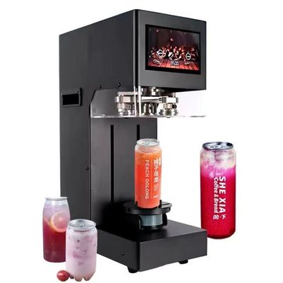 タッチスクリーンインテリジェント缶シーラーマシン 金属プラスチックソーダマグロドリンク缶シーマー缶シーリングマシン