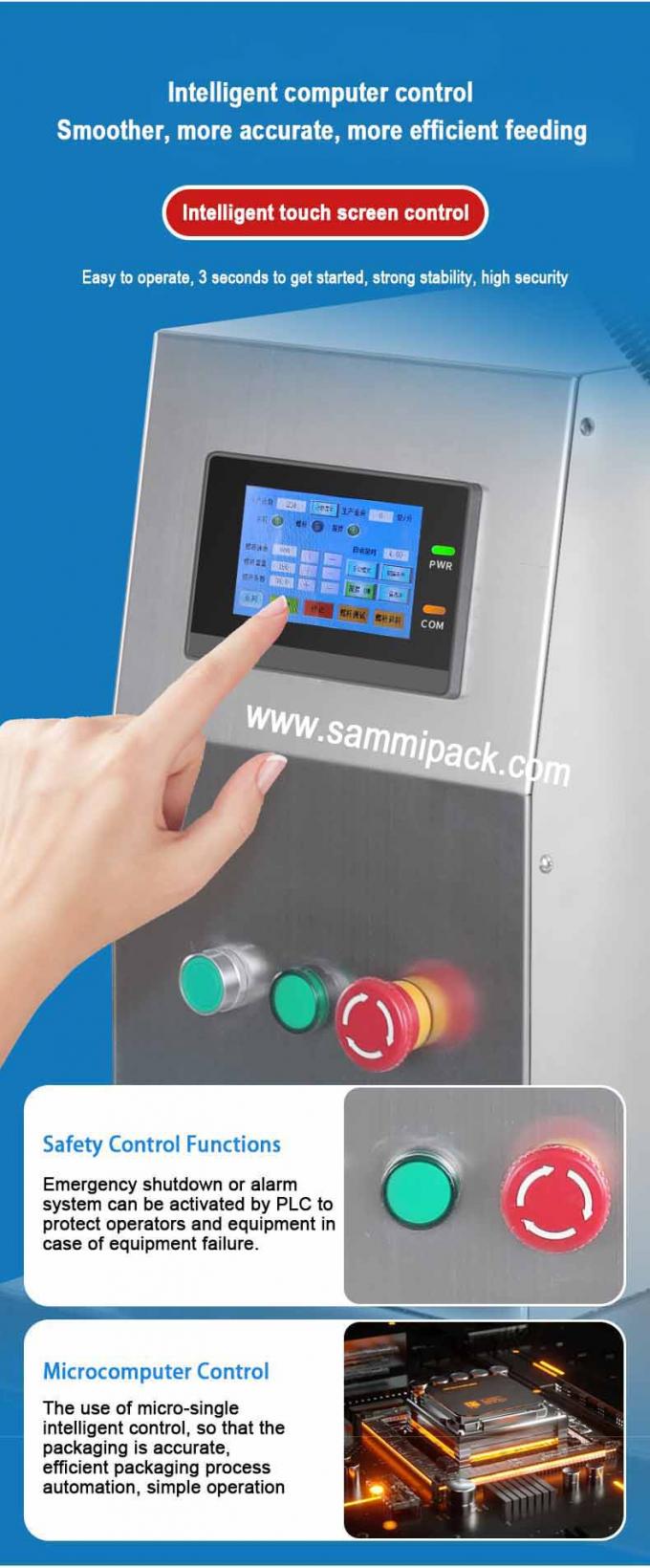 電動駆動半自動粉末充填機 ボトルバッグ ミルク 化粧品 化学品 計量投与オーガー 6