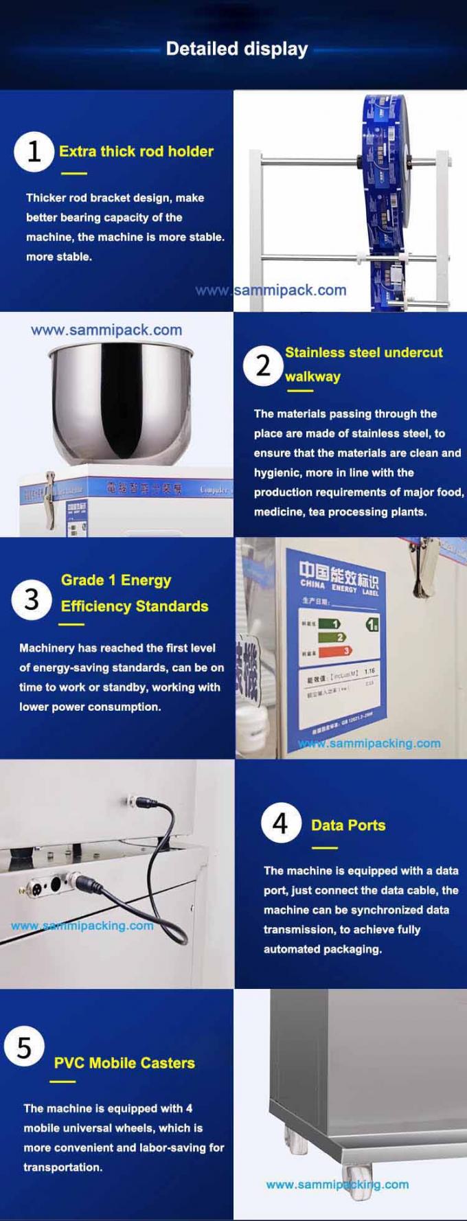 500グラム イエルバマテ粒 自動スパイスパッケージングマシン 水 汁 油 茶 プラスチック缶 医療用 7