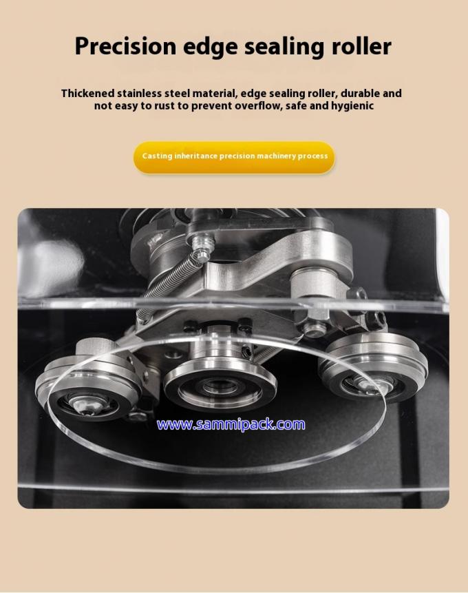 泡茶缶シール機 自動 PET / ソダ缶シラー 牛乳茶屋 汁コーヒー 包装 半自動品種 2