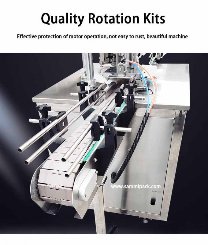 自動 テーブルトップ 蓋 密封 機 乳粉 塗料 飲み物 食品 サルディーヌ トゥナ缶 3