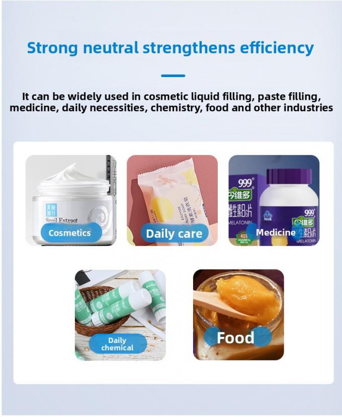 簡単操作 全自動サーボローターポンプ ペースト液体充填機 蜂蜜 粘性液体 ピーナッツバター ケチャップ用 5