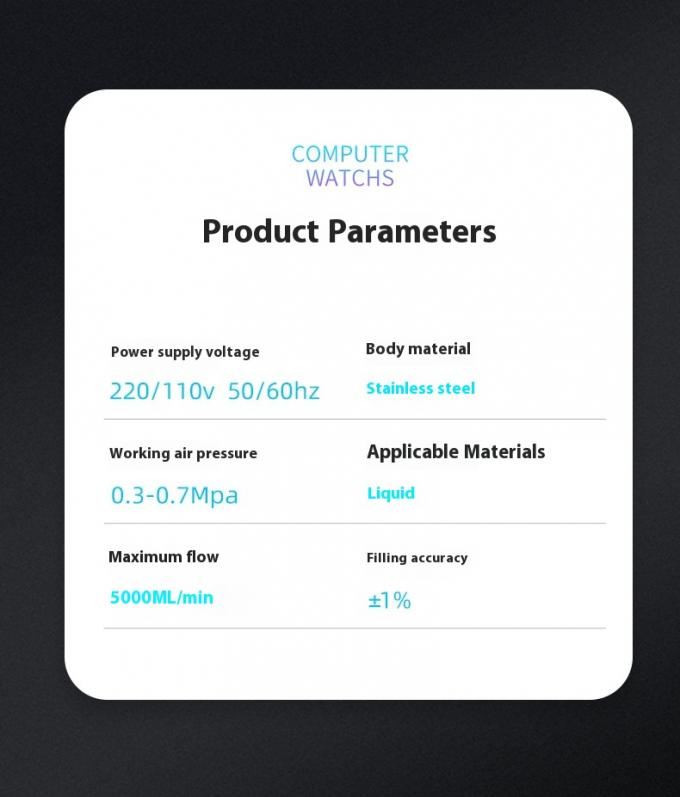 オーダーメイド 工場価格 4頭の磁気ポンプ 液体充填機 ジュース飲料 ミルク 小型充填 5