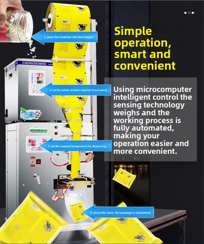 完全に自動 スナック ポップコーン チン チップ ナッツ粉 多機能包装機 14