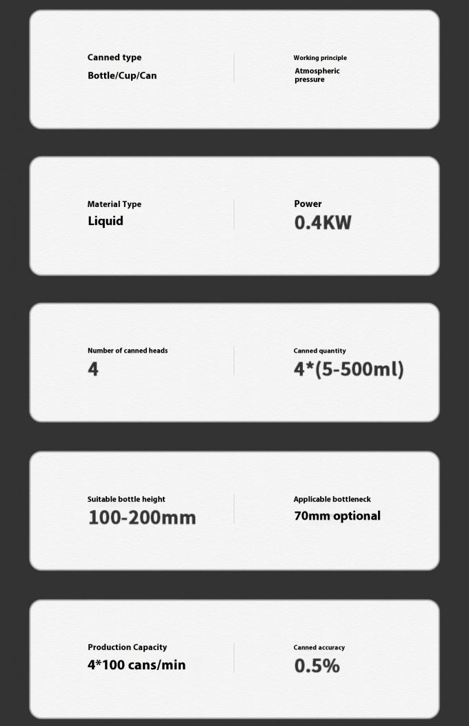 液体充填機 デスクトップ自動小型エッセンシャルオイル香水液体ボトル充填キャッピングおよびラベリングマシン 4ヘッド 10