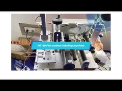 高精度 トップセール MT-60 ボトル蓋用のトップフラット表面ラベルリングマシン
