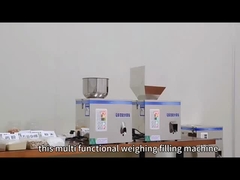 半自動茶粉を詰める機械 粒子を詰める 粉を配る 詰める 計量