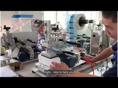 空気泡のパッケージラベル付けマシンなし 日付プリンタ付き平面